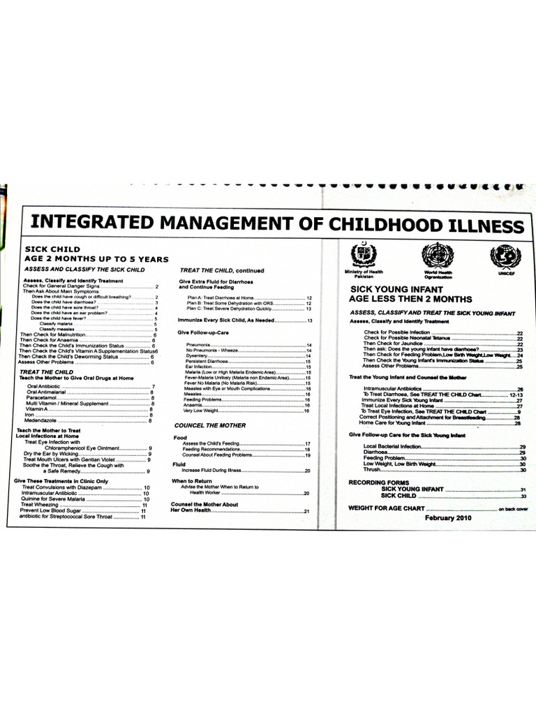 IMNCI - CHART - 20 Feb 2019 - 10 30 41 | PDF