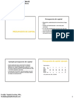 ADMINISTRACIÓN FINANCIERA II: PRESUPUESTO DE CAPITAL Y EVALUACIÓN DE PROYECTOS