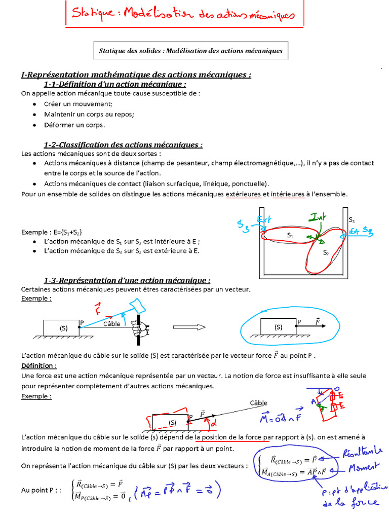 Statique 1 (1) | PDF