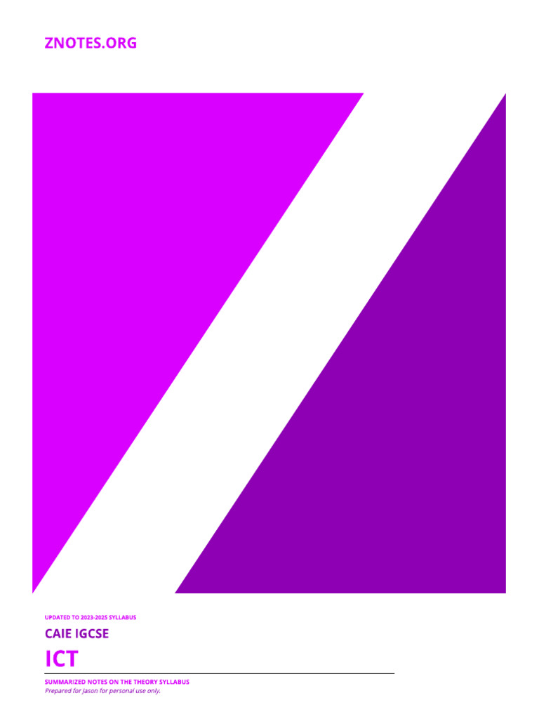 Znotes ICT | PDF