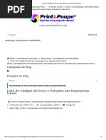 Códigos de Erro da Impressora Lexmark | PDF | Armazenamento de dados de ...