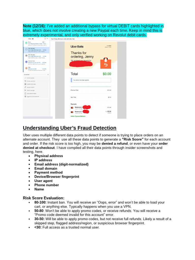 Uber Eats Method 2024 Pdf Pay Pal Debit Card