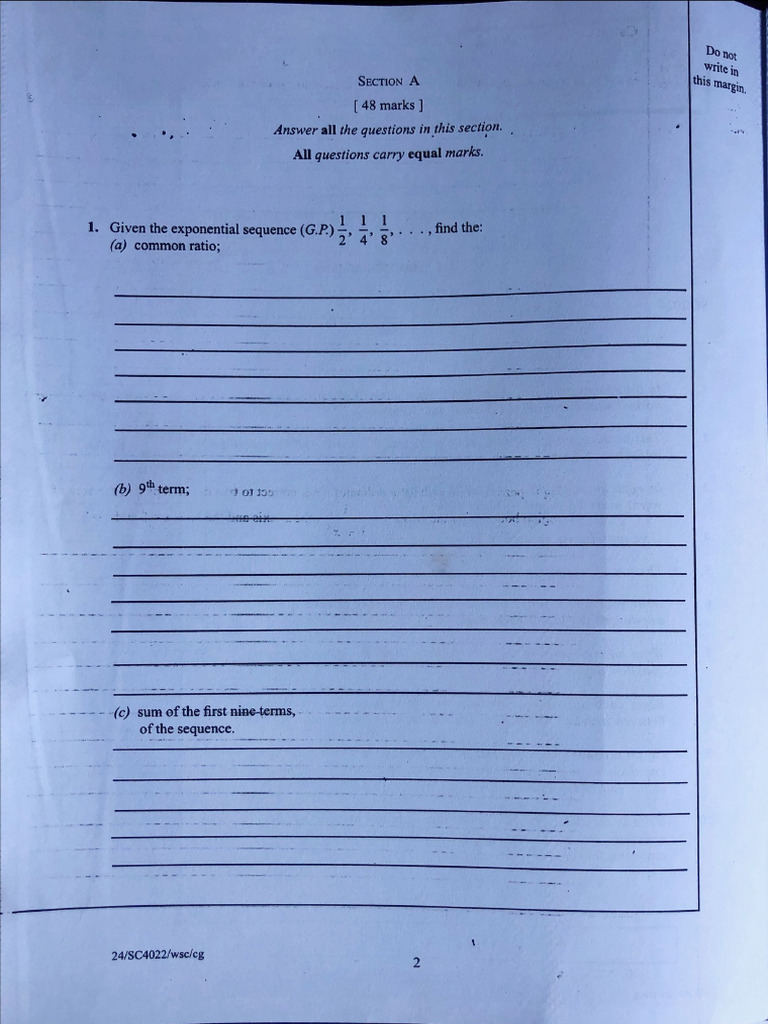 E - Maths (2024) 0001 | PDF