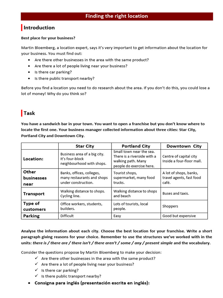 Best Location Analysis for Franchise | PDF | Transport