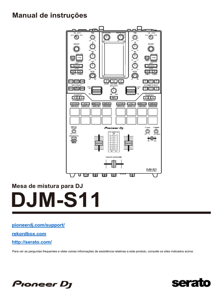 Manual da Mesa de Mistura DJM-S11 | PDF | PCs (computadores) | USB