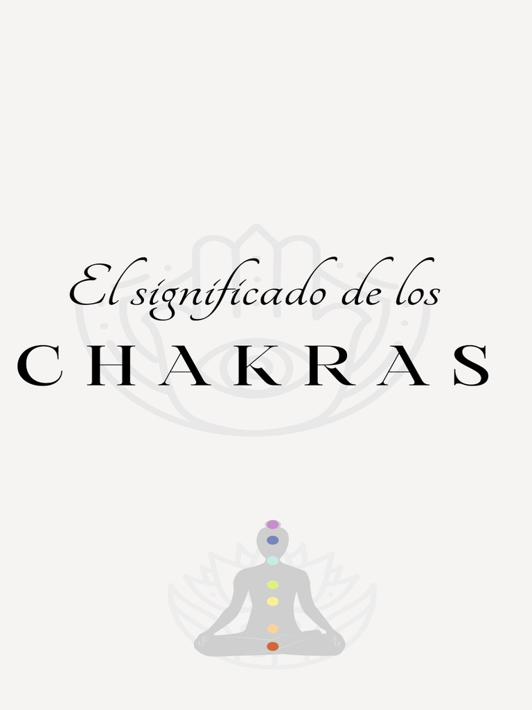 Significado y funciones de los chakras | PDF | Chakra | Las emociones