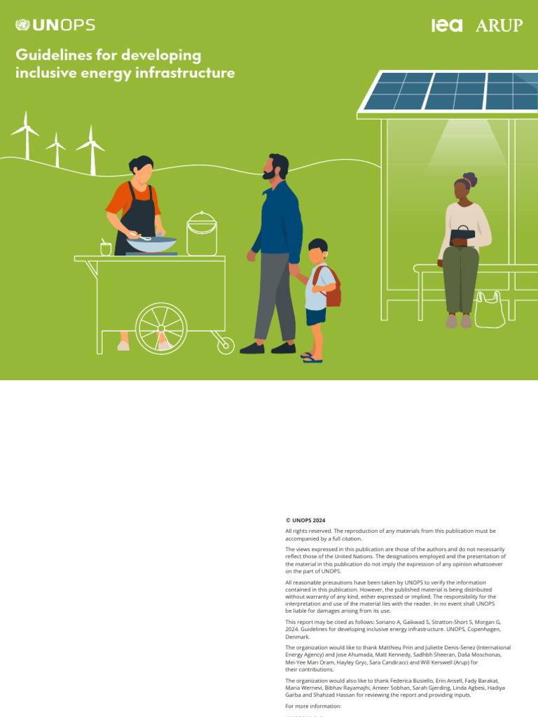 Inclusive Energy Infrastructure Guidelines | PDF | Social Exclusion ...