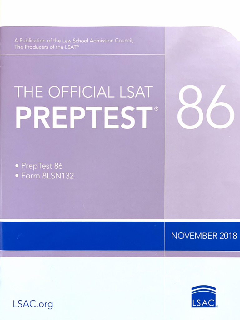 LSAT Preptest 86 Answer Explanations | PDF