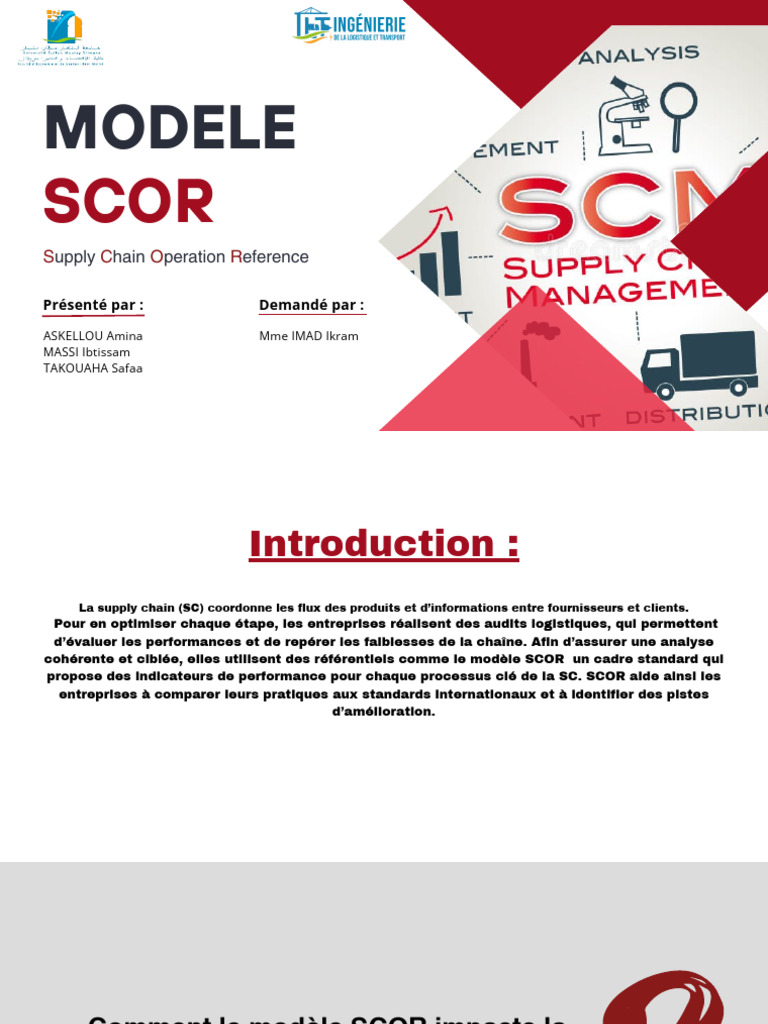Optimisation de la Supply Chain avec SCOR | PDF | Gestion de la chaîne ...