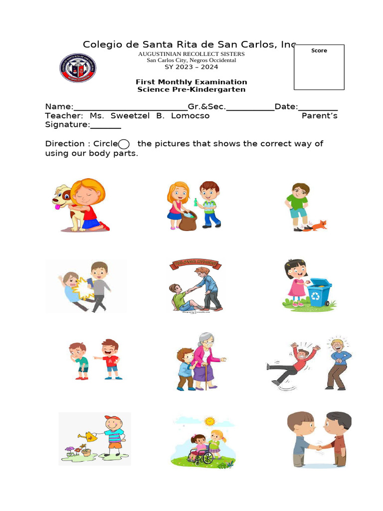 Tq 1m pre k science pdf