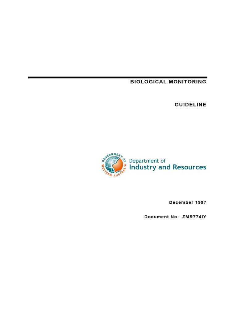 Biological Monitoring Pdf Mercury Element Arsenic