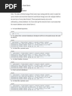 MySQL Blind SQL Cheat Sheets