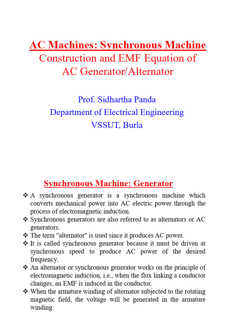 M1 1 AC Generator Fundamentals | PDF | Electric Generator | Electrodynamics