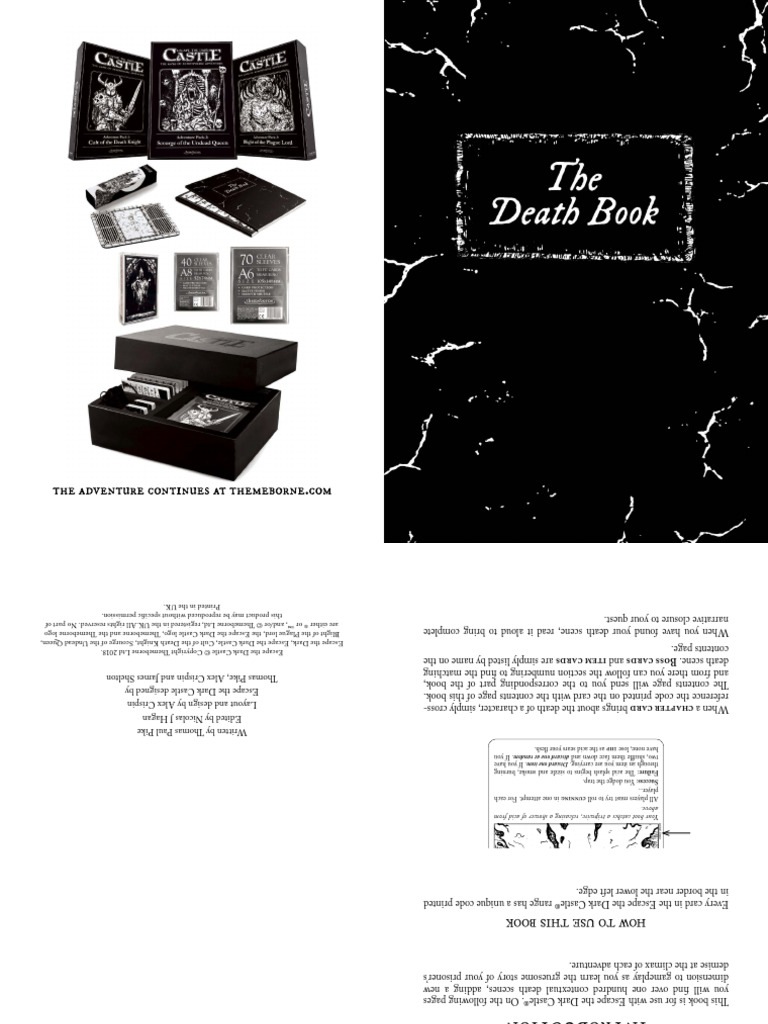 Escape the Dark Castle: Death Scenes Guide | PDF