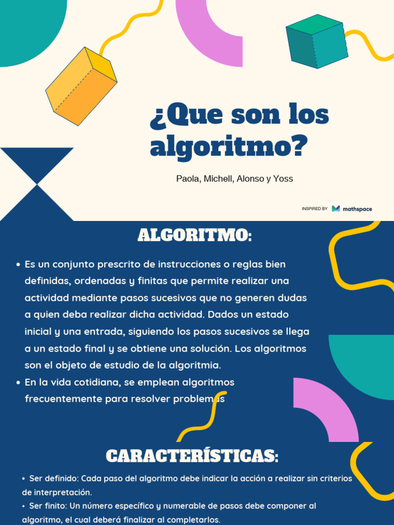 ¿Que Son Los Algoritmo PDF | PDF