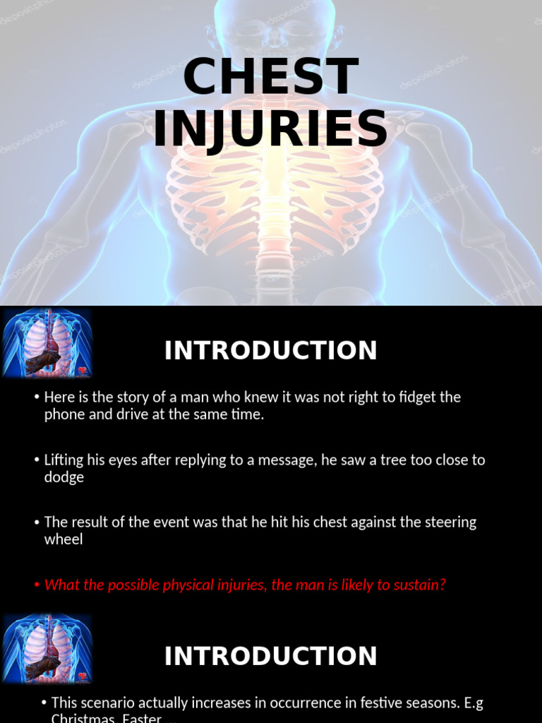 Chest Injuries | PDF | Thorax | Lung