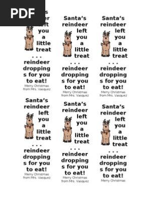Reindeer Droppings