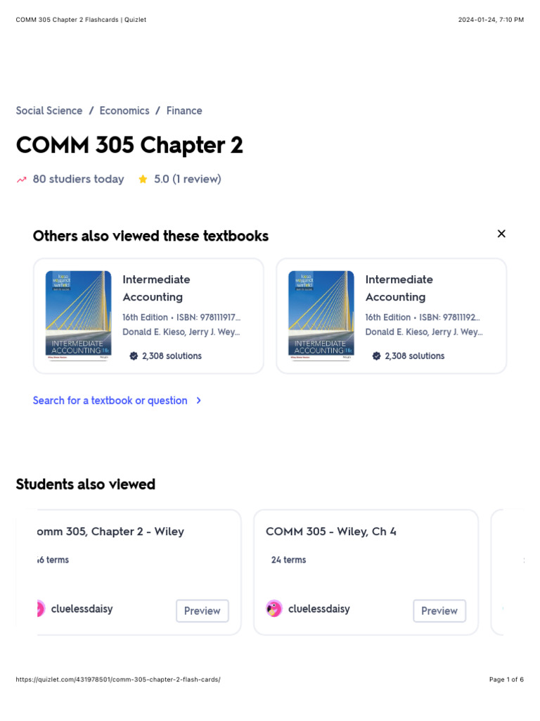 COMM 305 Chapter 2 Flashcards - Quizlet | PDF | Economies | Business