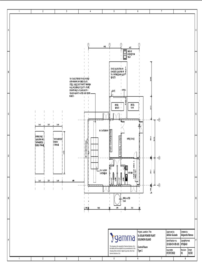 SP Solar Farm - Control Building (Concept Design) | PDF
