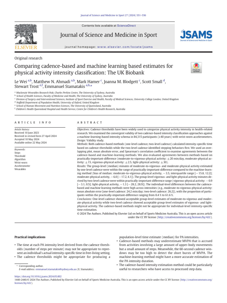 Cadence vs. Machine Learning in PA Classification | PDF | Machine Learning