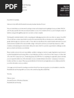 Download RACA - Welcome Letter Schedule  Job Description by vcuCommunications SN8167203 doc pdf