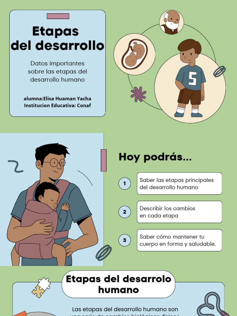 Etapas del Desarrollo Humano | PDF | Adultos | Vejez