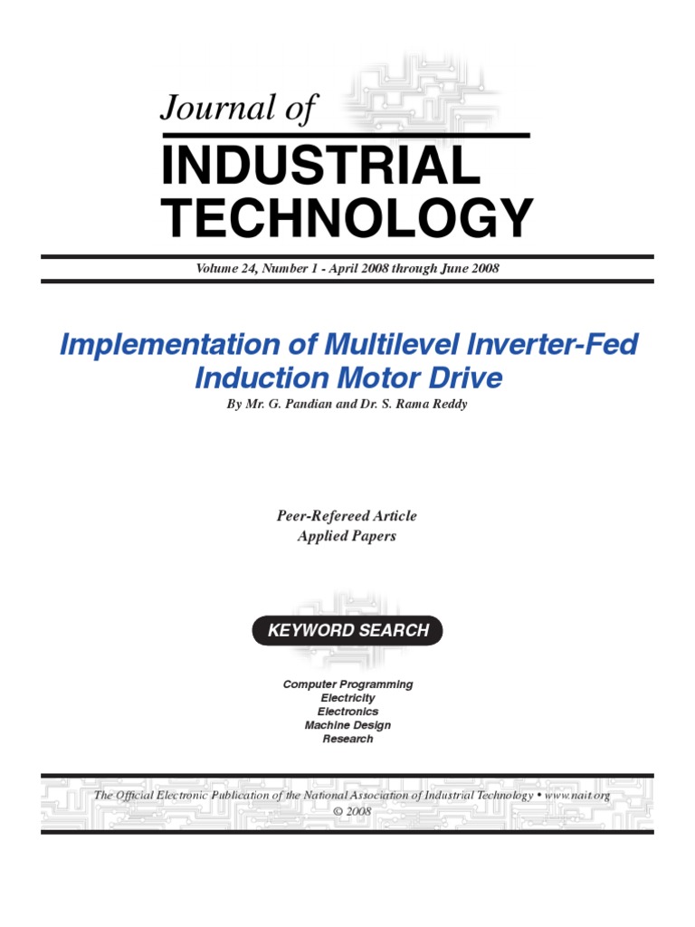 Implementation of Multilevel Inverter-Fed Induction Motor Drive | PDF