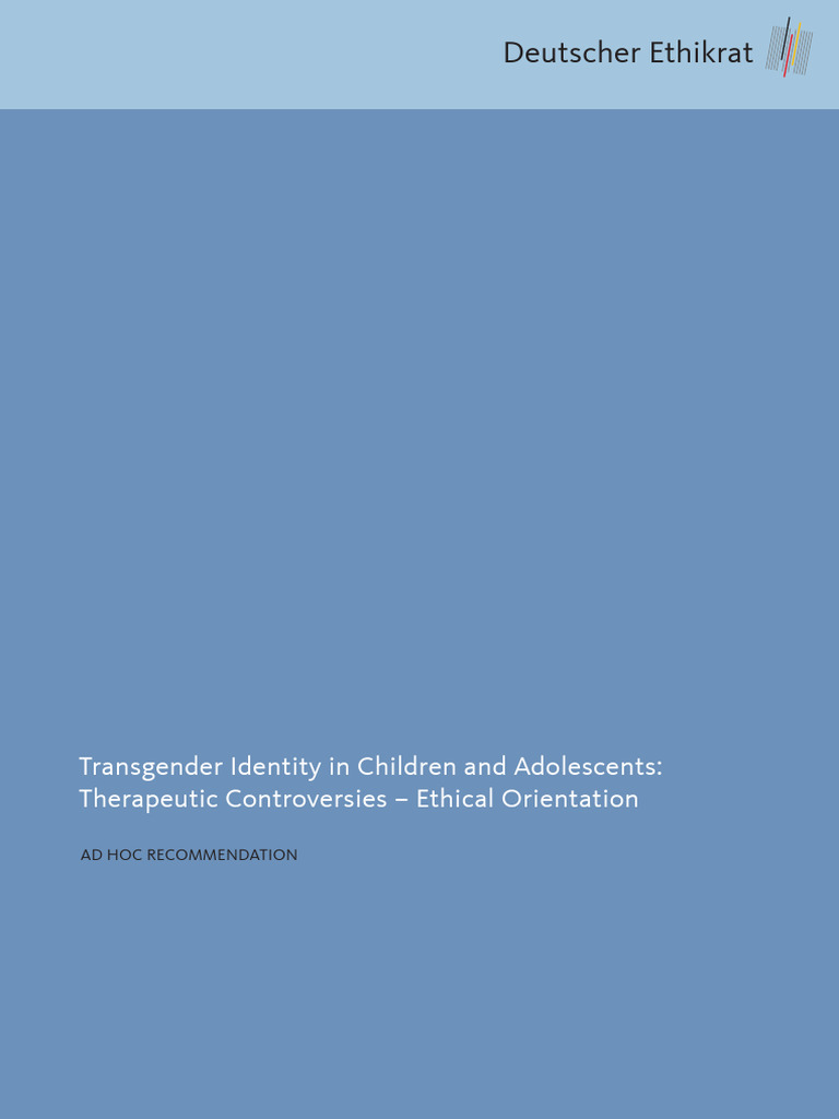 Recommendation Transgender Identity in Children and Adolescents | PDF ...