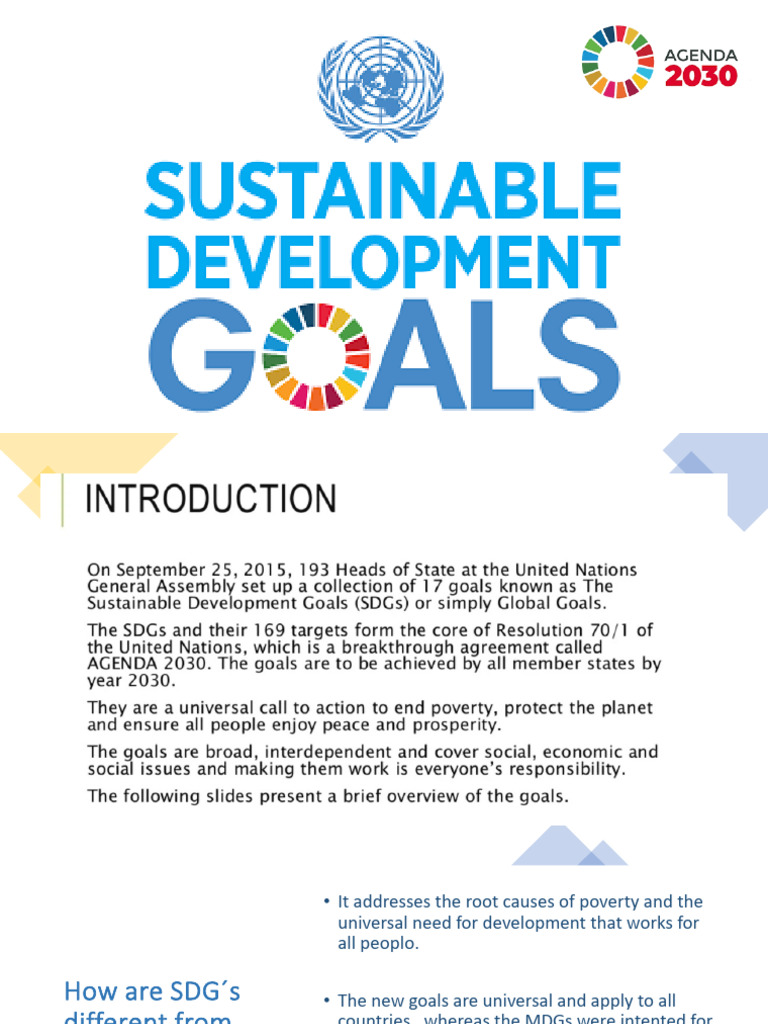 SDGs Agenda 2030 | PDF