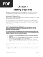 3 Making Decisions