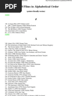 Movie Titles | PDF | Leisure