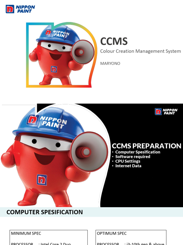 CCMS Step Installation - V4.8 (1) | PDF
