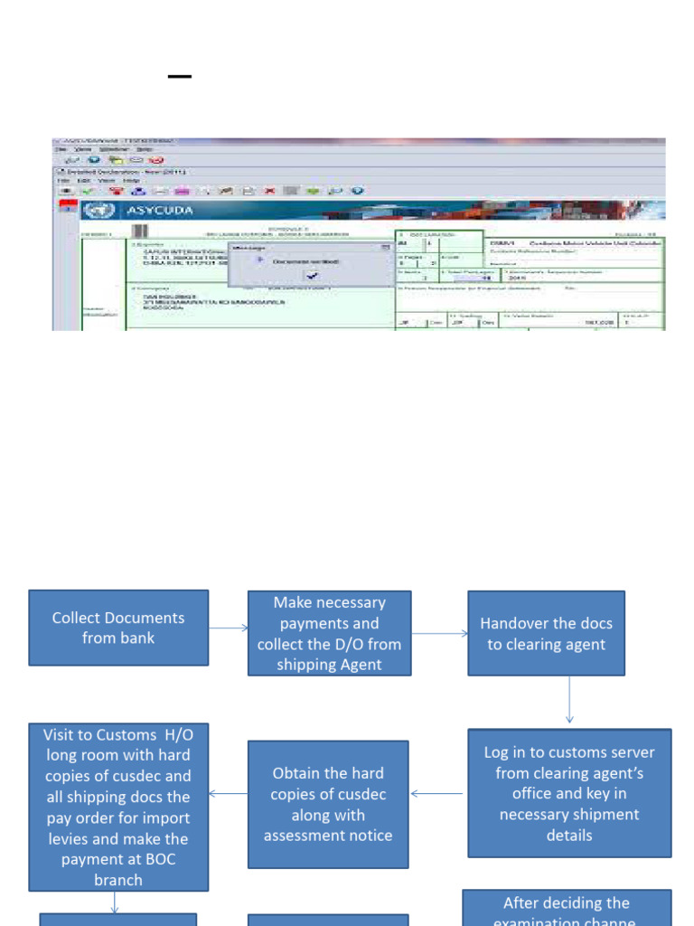 Cusdec Goods Declaration Process Guide | PDF | Taxes | Customs