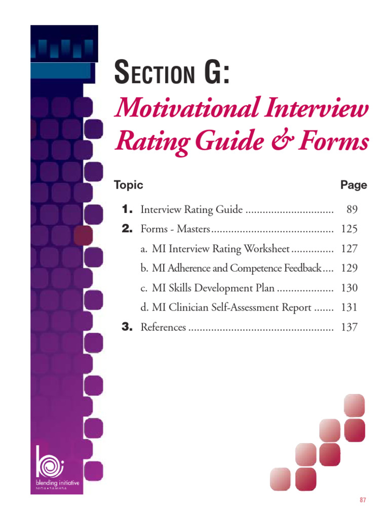 MIA-Step Section G | PDF | Psychological Concepts | Psychology