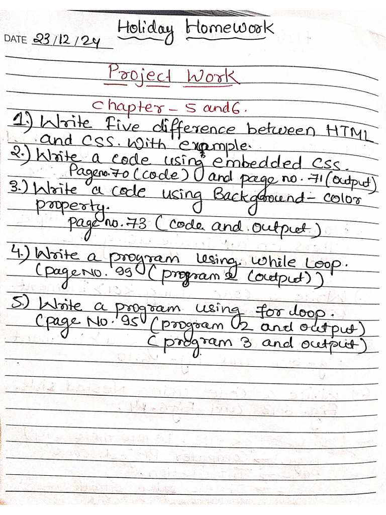 Computer Project - Class - 7 | PDF