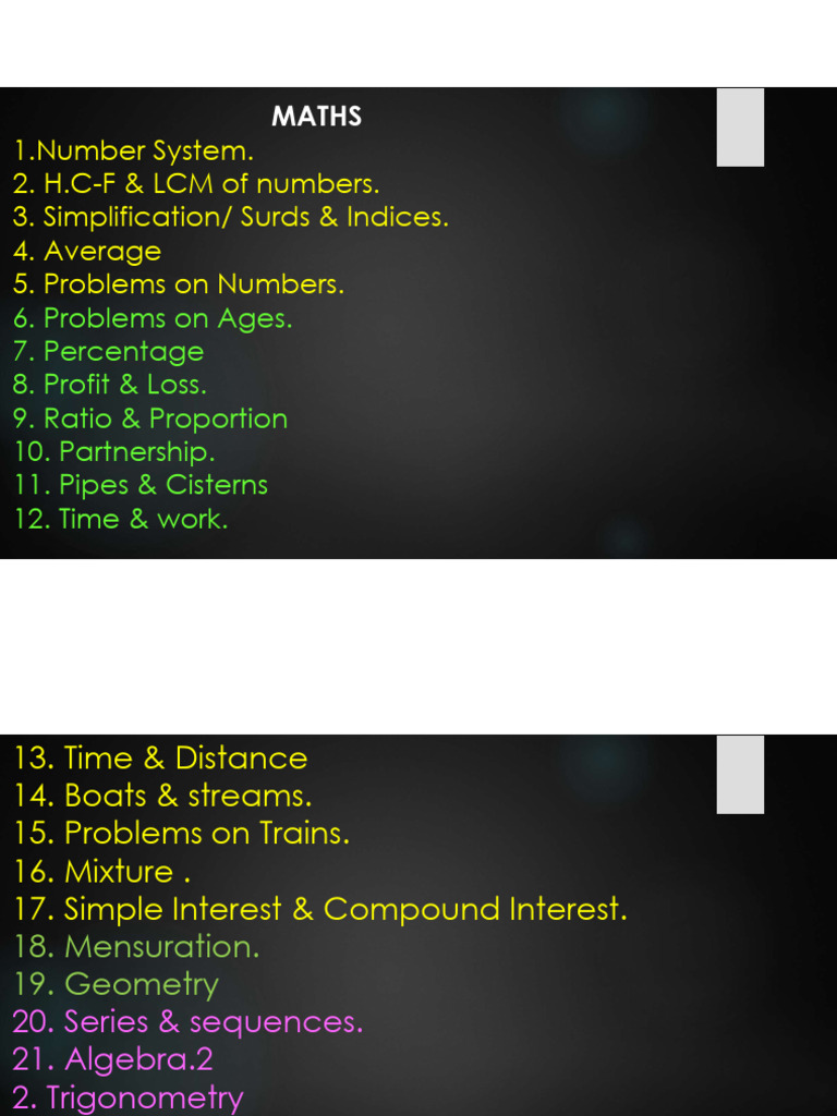 Introduction SSC Syllabus | PDF