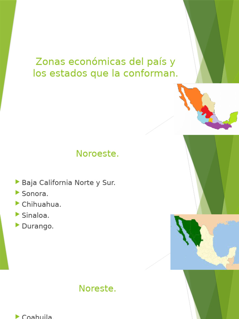 Zonas Económicas y Estados de México | PDF
