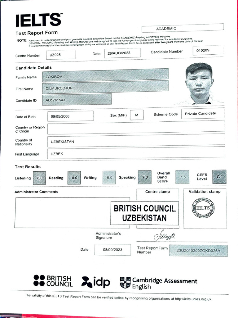 Adobe Scan 13-Fev, 2024 | PDF | International English Language Testing ...