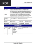 Fermilab Problem Management Policy Version 1.0