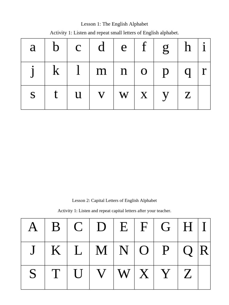 Lesson 1 | PDF