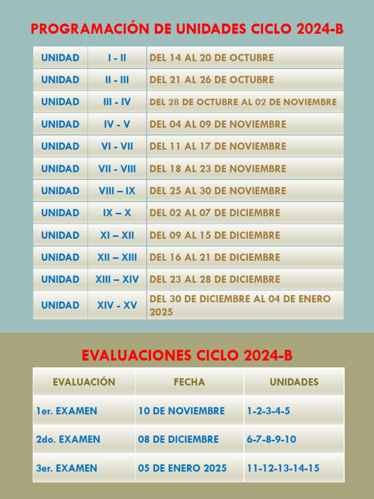 Calendario Academico 2024-b | PDF