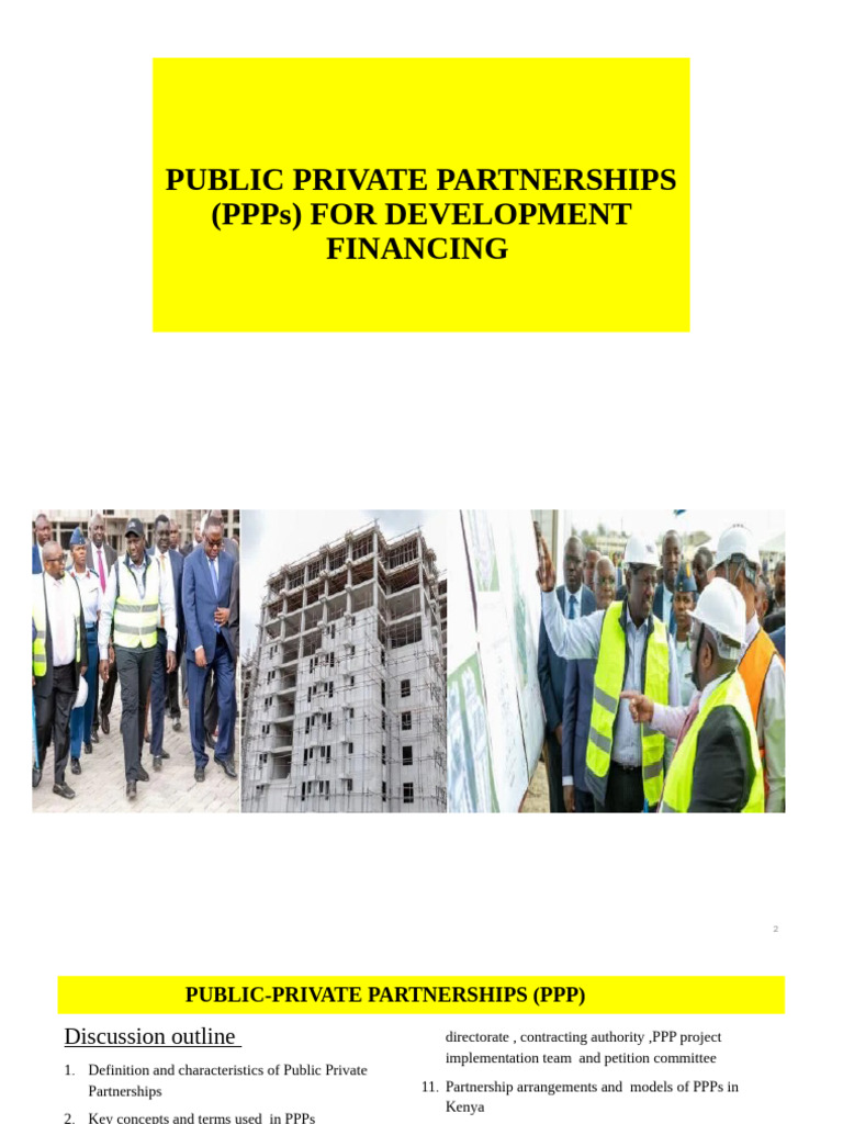 Lecture 10-Public Private Partnerships (PPP) | PDF | Public–Private ...