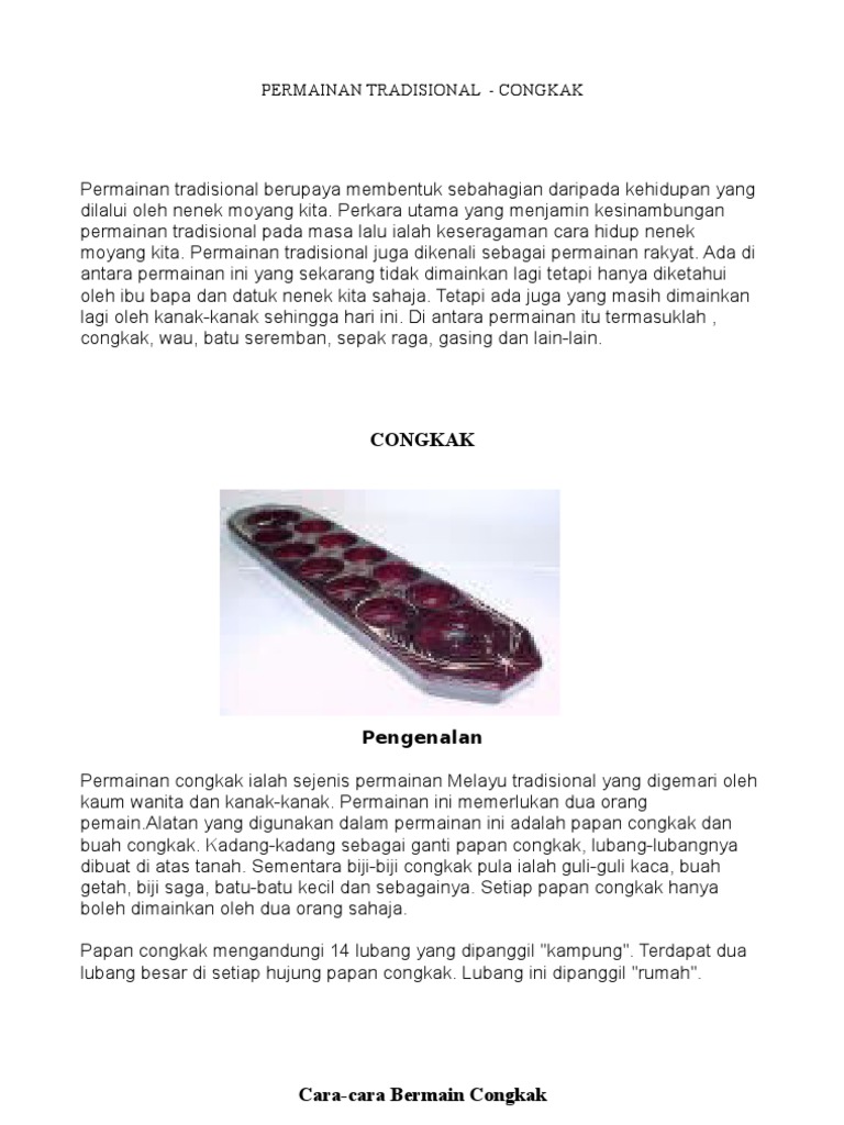 Folio Congkak  PDF