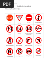 Comprehensive Traffic Signage Guide | PDF | Traffic | Speed Limit