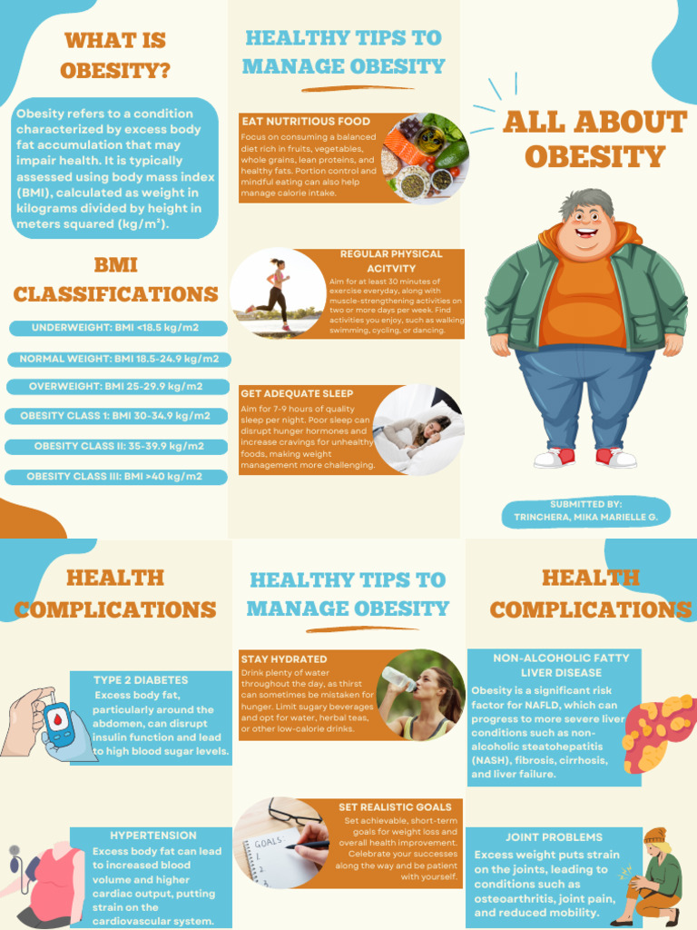 BROCHURE | PDF | Obesity | Determinants Of Health