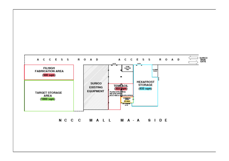 Site Office and Storage Layout Plan | PDF