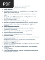 Correct Order of Evacuation For Hospitals - Ethos Preparedness | PDF ...