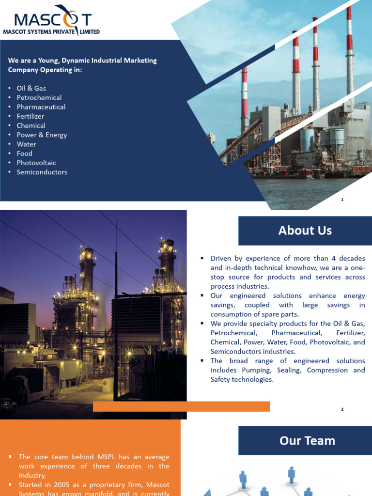 MSPL Profile | PDF | Pump | Valve