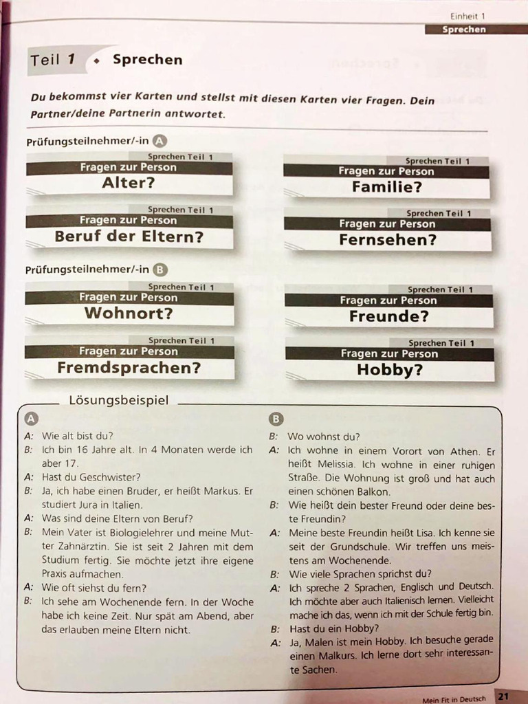 A2 Speaking Notes | PDF
