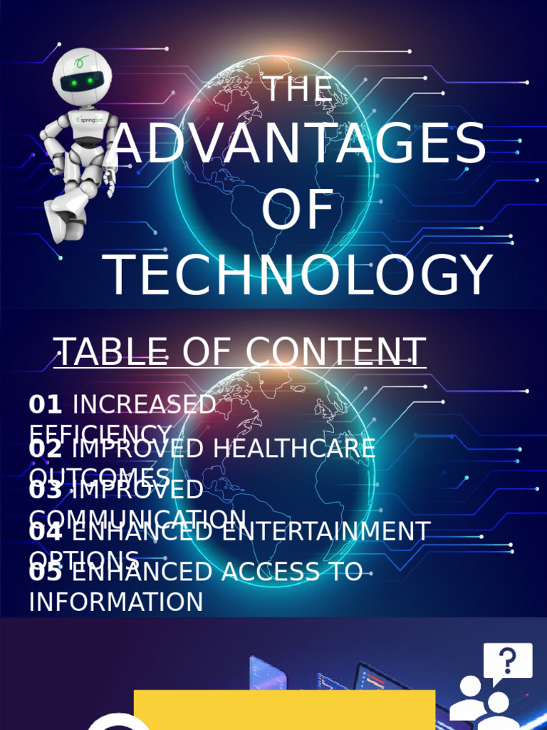 Advantages of Technology Explained PDF